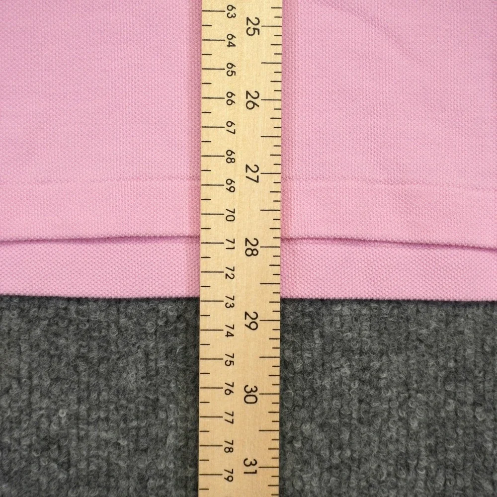 Polo Ralph Lauren Polo Shirt Mens XXL Pink Custom Slim Fit Short Sleeve